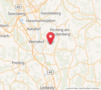 Map of Allerheiligen bei Wildon, Styria