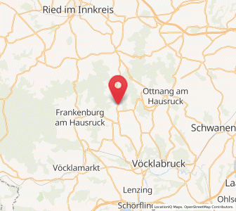 Map of Ampflwang im Hausruckwald, Upper Austria