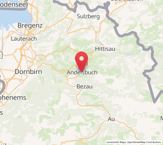 Map of Andelsbuch, Vorarlberg