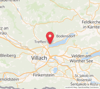 Map of Annenheim am Ossiachersee, Carinthia