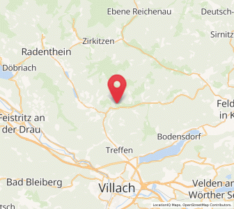 Map of Arriach, Carinthia