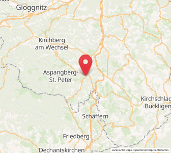 Map of Aspang Markt, Lower Austria