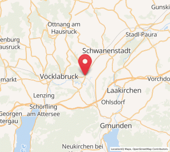 Map of Attnang-Puchheim, Upper Austria