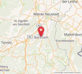 Map of Bad Erlach, Lower Austria