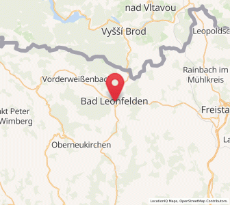 Map of Bad Leonfelden, Upper Austria