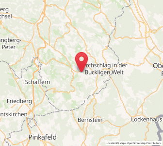 Map of Bad Schönau, Lower Austria