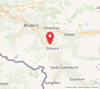Map of Bartholomäberg, Vorarlberg
