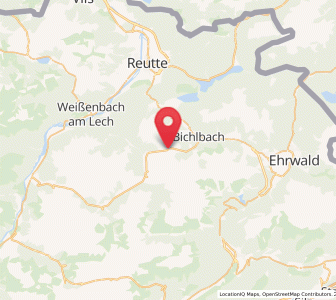 Map of Berwang, Tyrol