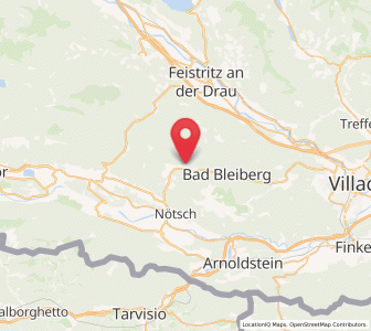 Map of Bleiberg-Kreuth, Carinthia
