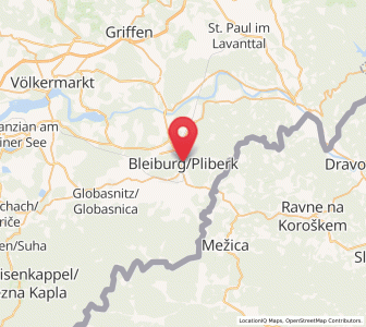 Map of Bleiburg, Carinthia