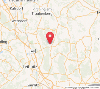Map of Breitenfeld am Tannenriegel, Styria