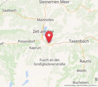 Map of Bruck an der Glocknerstrasse, Salzburg