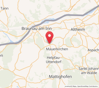 Map of Burgkirchen, Upper Austria
