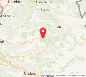 Map of Damüls, Vorarlberg