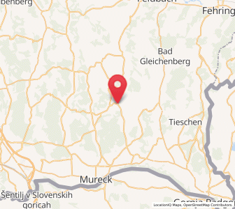 Map of Dietersdorf am Gnasbach, Styria