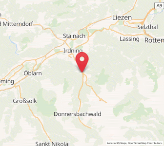 Map of Donnersbach, Styria