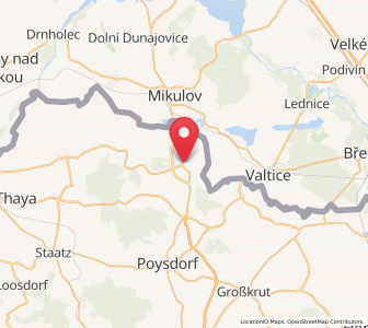 Map of Drasenhofen, Lower Austria