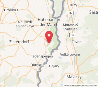 Map of Drösing, Lower Austria