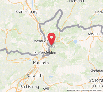Map of Ebbs, Tyrol