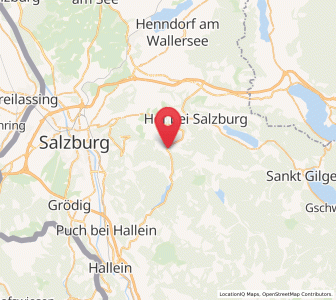 Map of Ebenau, Salzburg