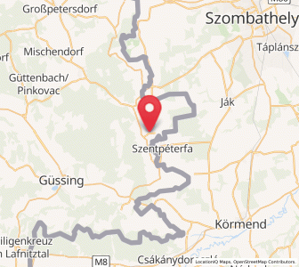 Map of Eberau, Burgenland