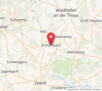 Map of Echsenbach, Lower Austria