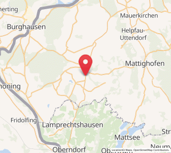 Map of Eggelsberg, Upper Austria