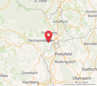Map of Ehrenschachen, Styria