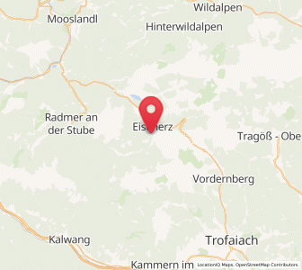 Map of Eisenerz, Styria