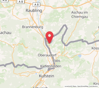 Map of Erl, Tyrol