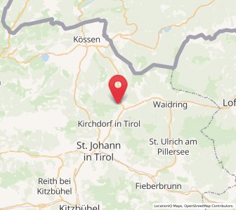 Map of Erpfendorf, Tyrol