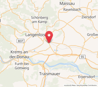 Map of Etsdorf am Kamp, Lower Austria