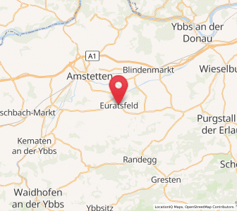 Map of Euratsfeld, Lower Austria