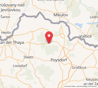Map of Falkenstein, Lower Austria