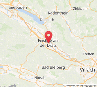 Map of Feistritz an der Drau, Carinthia