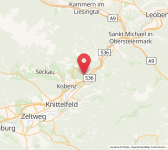 Map of Feistritz bei Knittelfeld, Styria