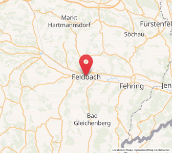 Map of Feldbach, Styria