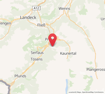Map of Fendels, Tyrol
