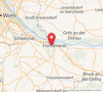 Map of Fischamend-Markt, Lower Austria