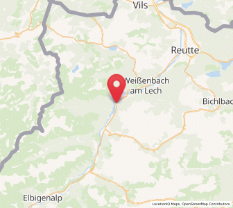 Map of Forchach, Tyrol