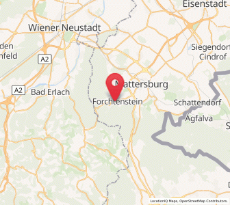 Map of Forchtenau, Burgenland