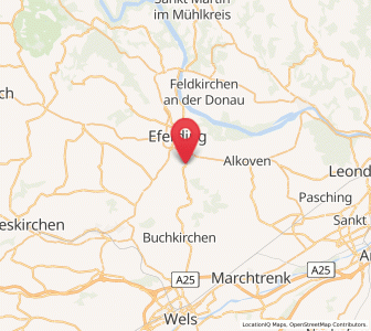 Map of Fraham, Upper Austria