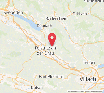 Map of Fresach, Carinthia