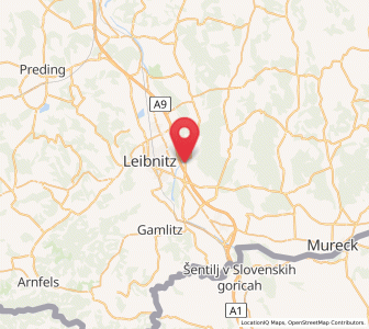 Map of Gabersdorf, Styria