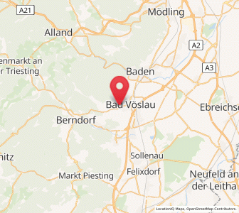 Map of Gainfarn, Lower Austria