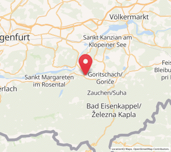 Map of Gallizien, Carinthia