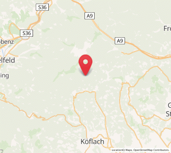 Map of Gallmannsegg, Styria
