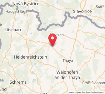 Map of Gastern, Lower Austria