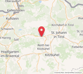 Map of Going am Wilden Kaiser, Tyrol