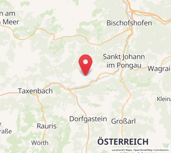 Map of Goldegg im Pongau, Salzburg